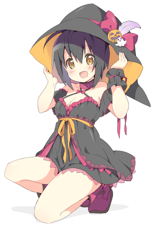 1girl, black_hair, idolmaster, idolmaster_cinderella_girls, kohinata_miho, neneko-n, yellow_eyes