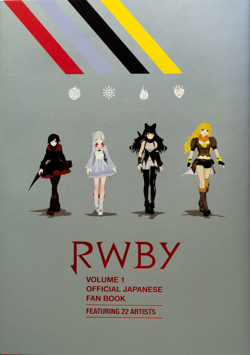 blake_belladonna, fanbook, highres, pantyhose, ruby_rose, rwby, weiss_schnee, yang_xiao_long