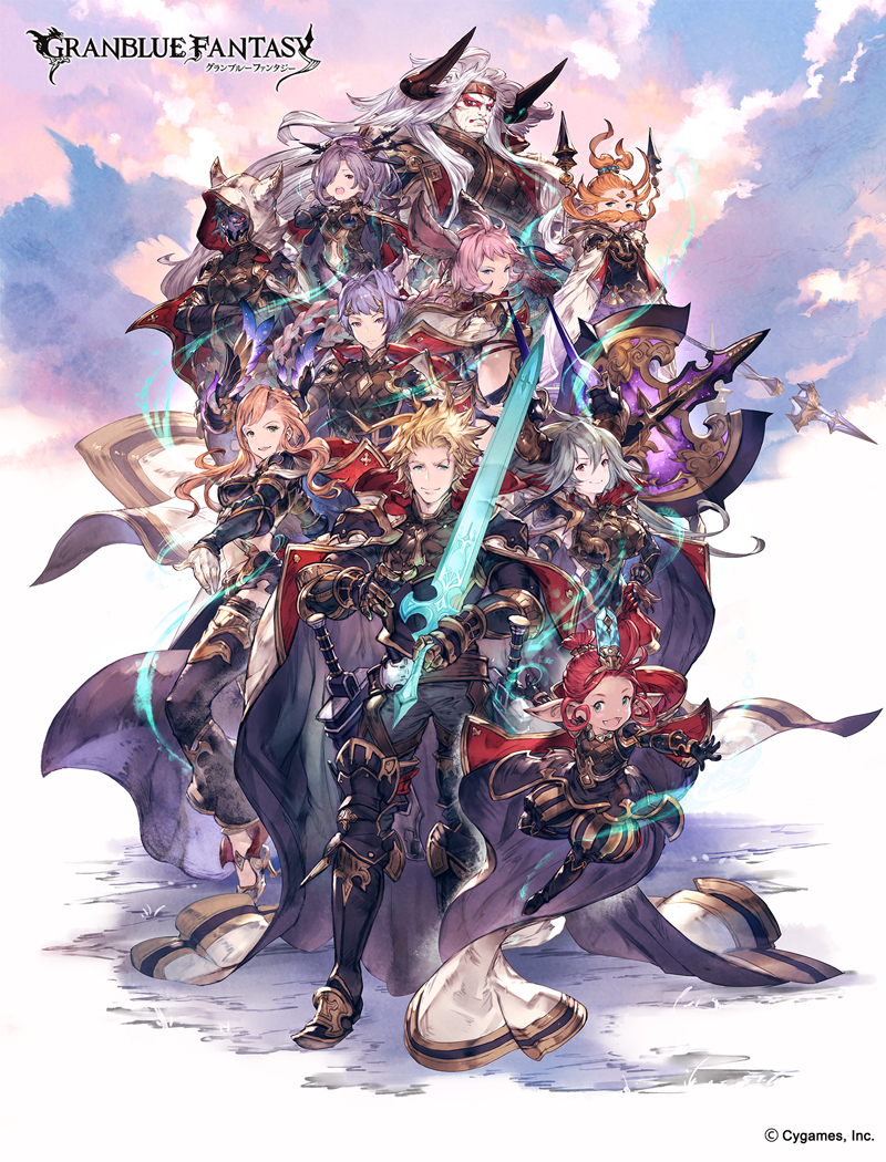 4boys, 6+girls, :d, animal_ears, animal_hood, armor, axe, bangs