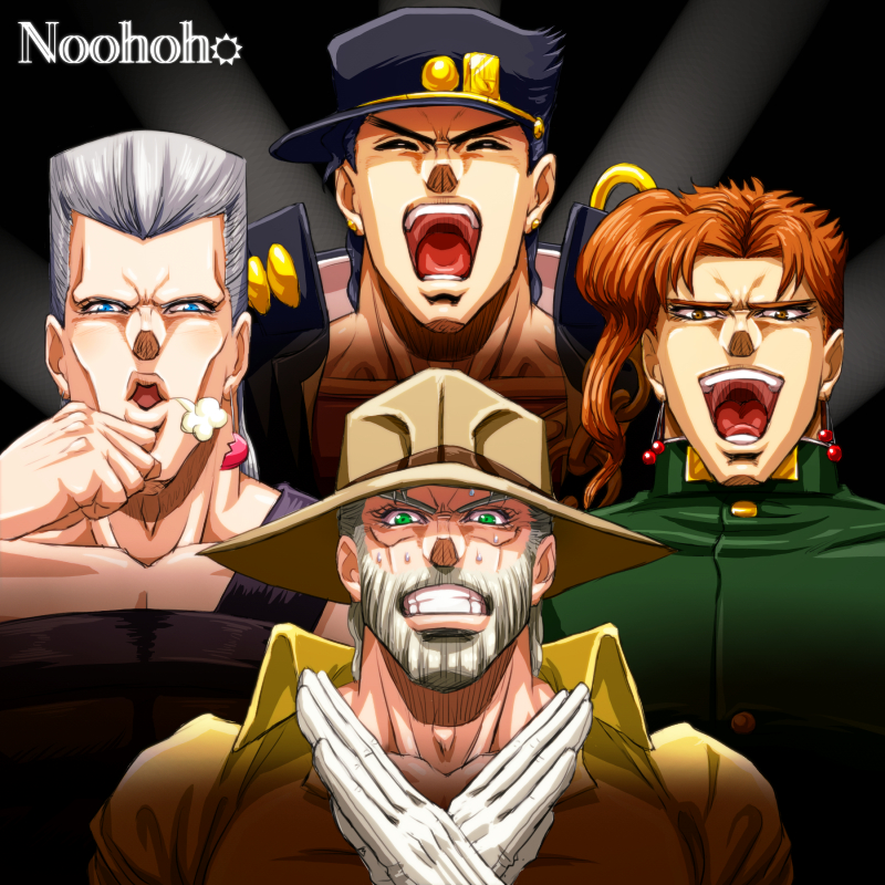 4boys, album_cover, blue_eyes, bohemian_rhapsody, c-7_(assate), closed_eyes, cover, freddie_mercury