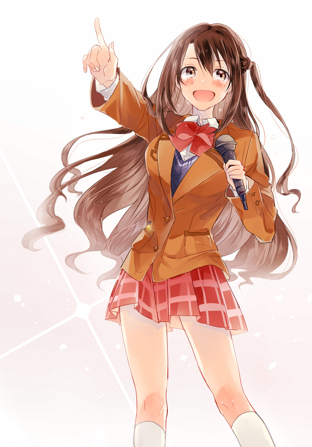 1girl, blazer, brown_eyes, brown_hair, highres, idolmaster, idolmaster_cinderella_girls, kitchenset