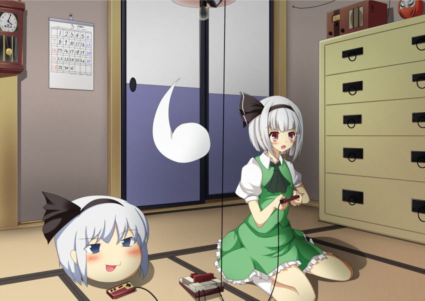 >:d, 1girl, :d, :o, bedroom, blue_eyes, blush, calendar