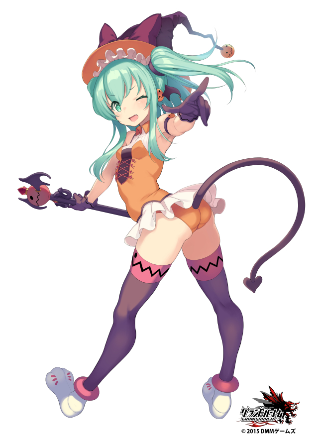 1girl, 2015, ;d, arm_strap, ass, black_gloves, black_legwear, blush