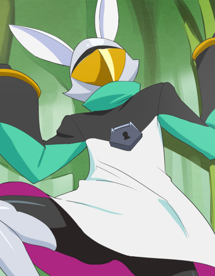 1girl, go!_princess_precure, haruyama_kazunori, helmet, lock, pantyhose, precure, solo