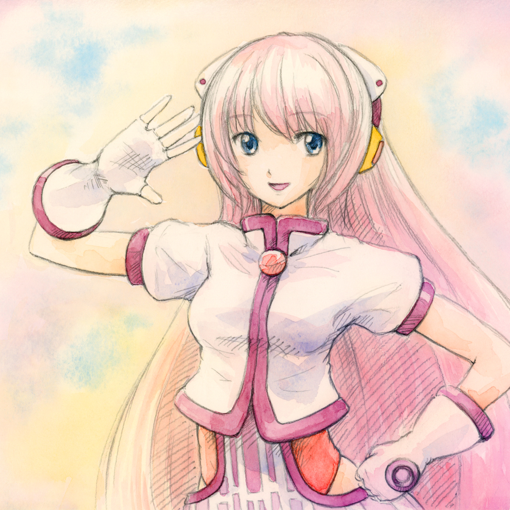 1girl, bangs, blue_eyes, commentary_request, epoxy_putty, fingerless_gloves, gloves, headphones