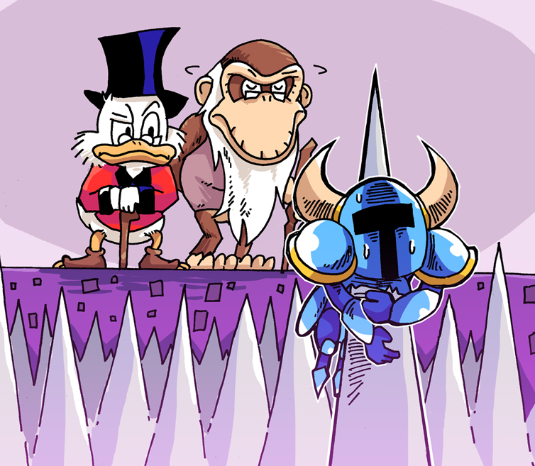 armor, bird, cane, cranky_kong, disney, donkey_kong, donkey_kong_(series), duck