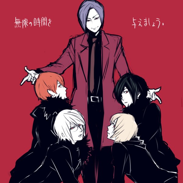 5boys, arsmagna, bak_witt, black_hair, blonde_hair, formal, grey_hair, izumi_sou