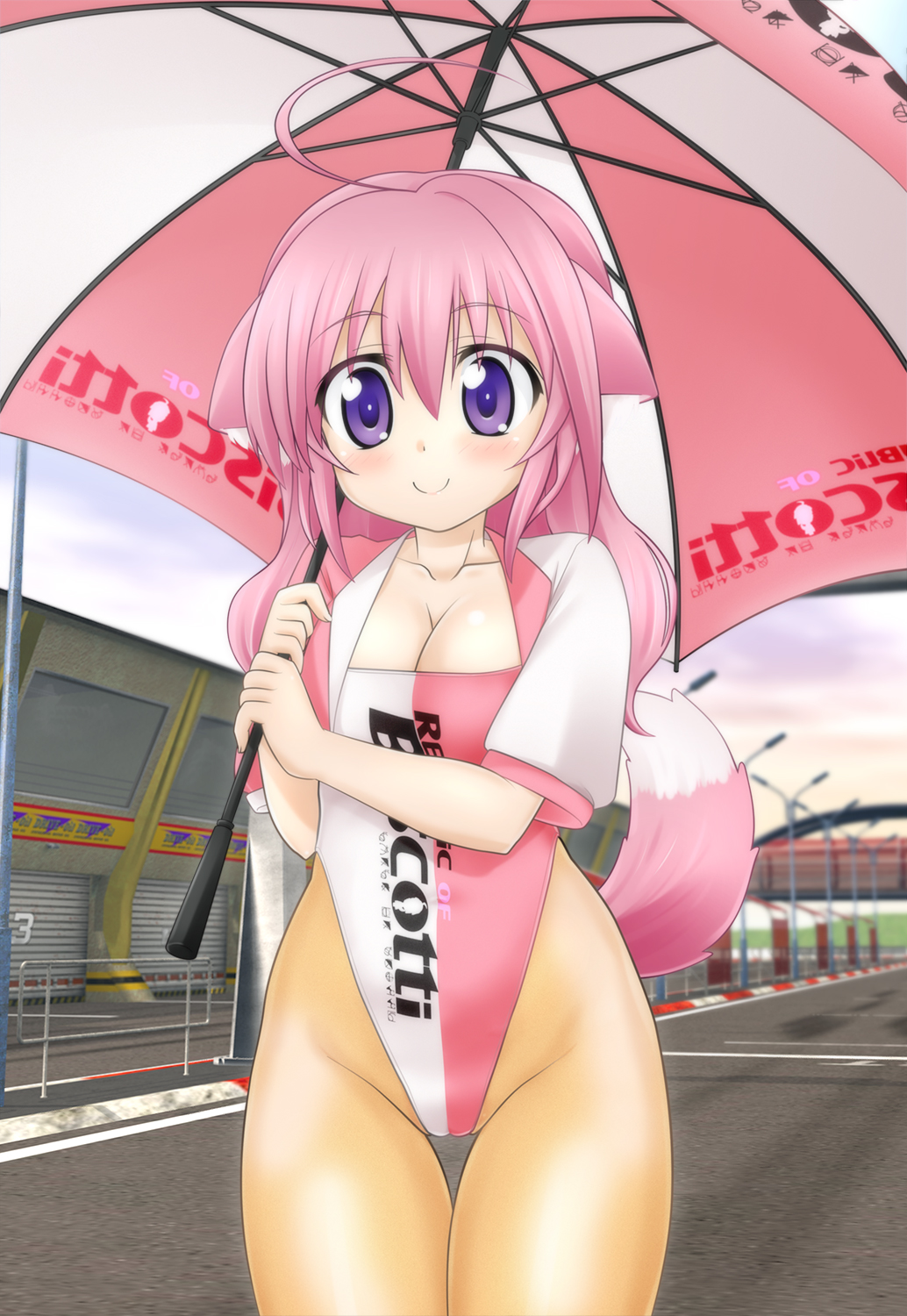 1girl, animal_ears, blazer, dog_days, dog_ears, highleg, highleg_leotard, highres