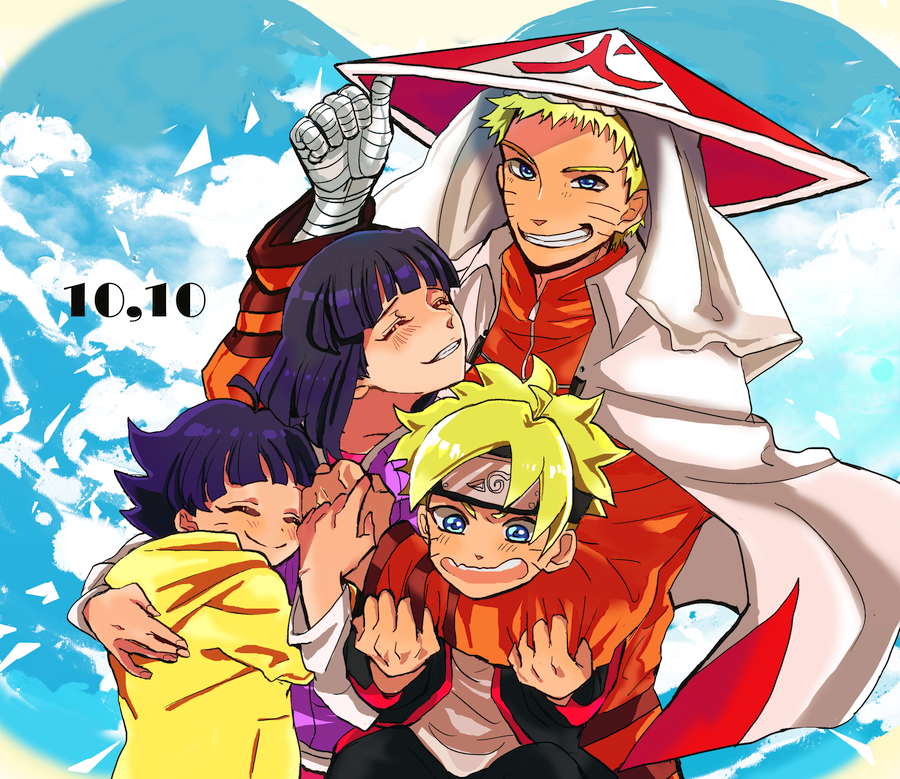 2boys, 2girls, bandages, black_hair, blonde_hair, blue_eyes, blush, closed_eyes