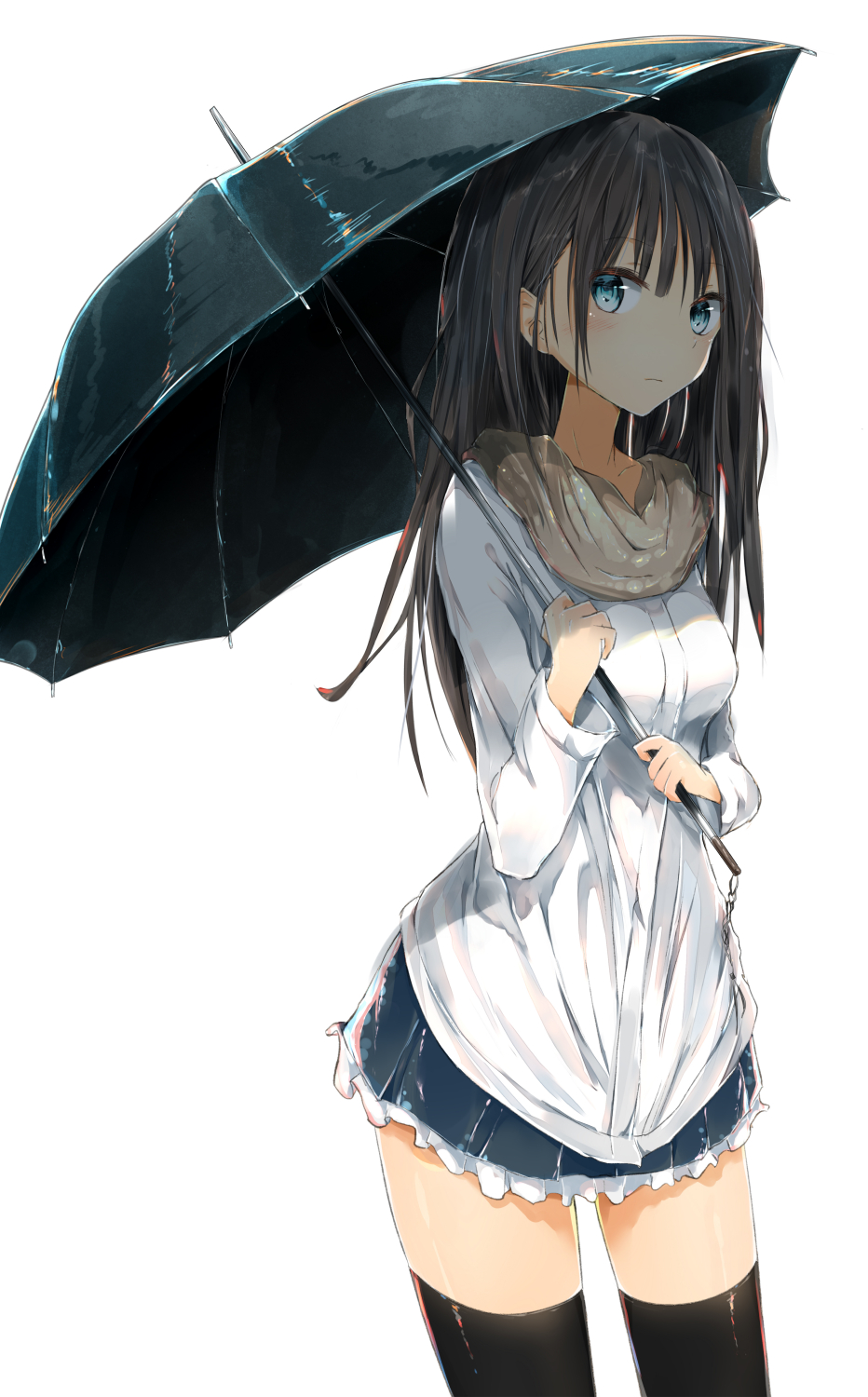 1girl, black_hair, blue_eyes, highres, long_hair, original, solo, suneo
