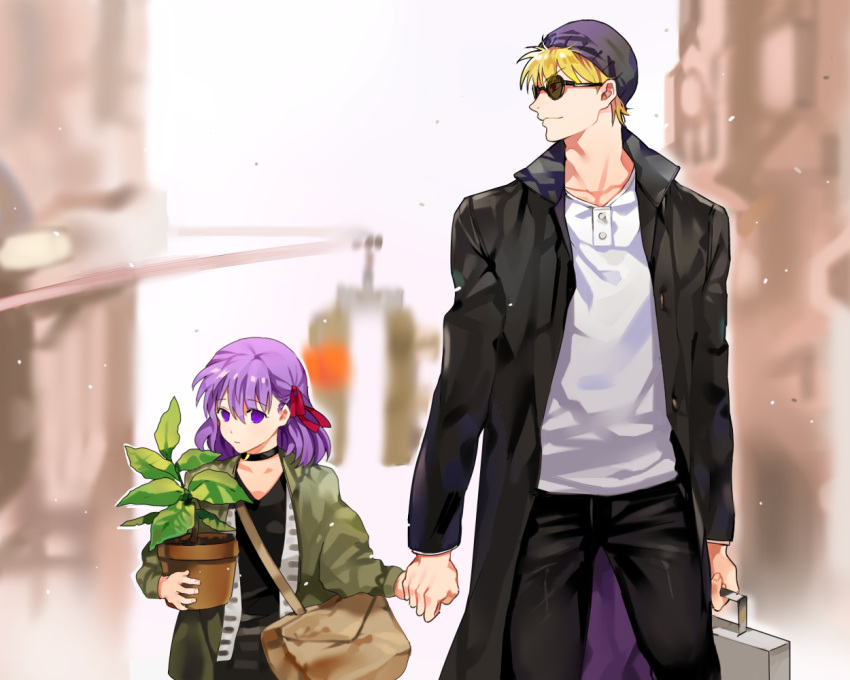 1boy, 1girl, blonde_hair, child, cosplay, fate/stay_night, fate/zero, fate_(series)