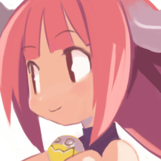 bangs, blunt_bangs, demon_girl, disgaea, harada_takehito, icon, lowres, makai_senki_disgaea