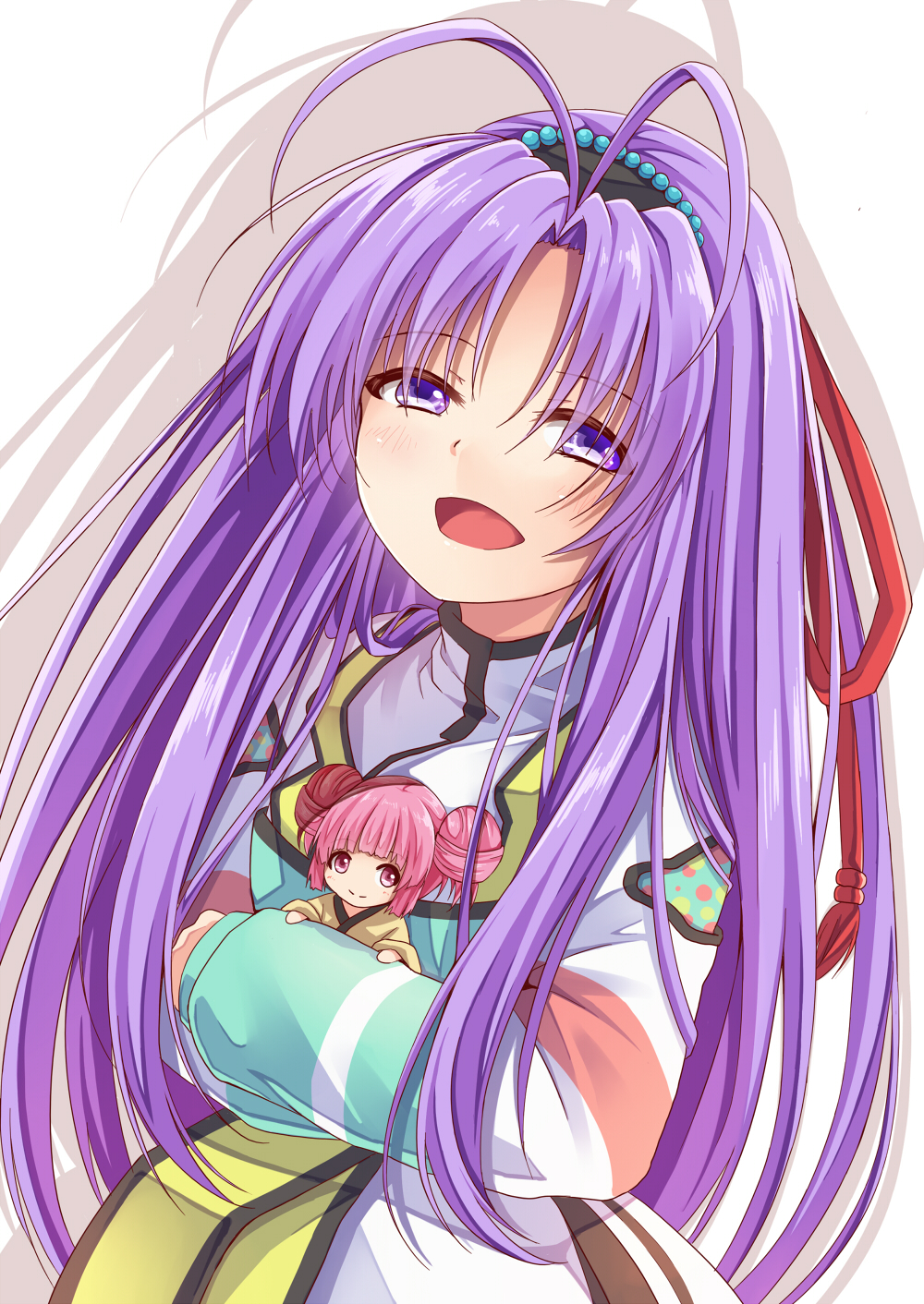 2girls, creek_(moon-sky), highres, mamotte_shugogetten!, multiple_girls, rishu_(mamotte_shugogetten!), shugogetten_shaolin