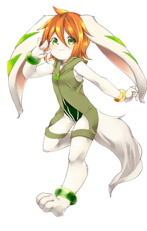animal_ears, azuki_akizuki, freedom_planet, furry, green_eyes, milla_basset, orange_hair, short_hair