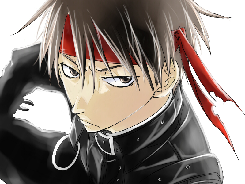 bad_id, black_hair, brown_eyes, headband, kittaka_kaname, majutsushi_orphen, male, orphen
