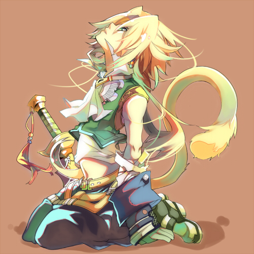 blonde_hair, blue_eyes, dissidia_final_fantasy, final_fantasy, final_fantasy_ix, gloves, lowres, male