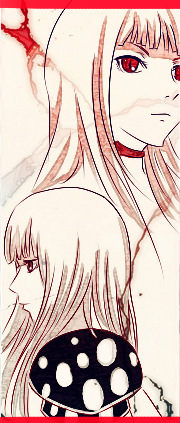 2girls, alicia_(claymore), bangs, beth_(claymore), blunt_bangs, claymore, highres, hime_cut