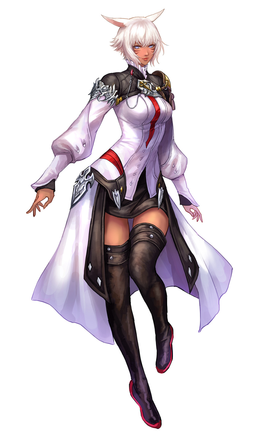 1girl, animal_ears, blue_eyes, boots, breasts, cat_ears, dark_skin, facial_mark
