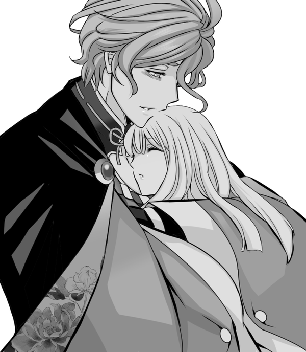 1boy, anegobeya, female_saniwa_(touken_ranbu), kasen_kanesada, touken_ranbu
