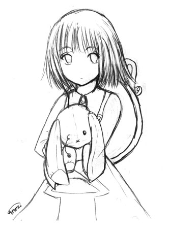 1girl, arc_the_lad, arc_the_lad_twilight_of_the_spirits, bebedora_(arc_the_lad), blush, lowres, monochrome, saffytaffy