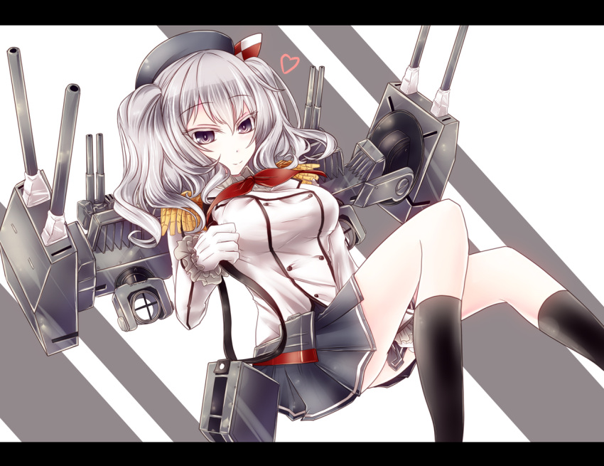 1girl, breasts, hat, kantai_collection, kashima_(kantai_collection), large_breasts, long_hair, military