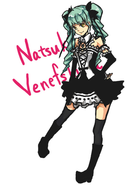 bad_id, dress, drill_hair, gothic_lolita, lolita_fashion, lux-pain, maru-kichi, smile