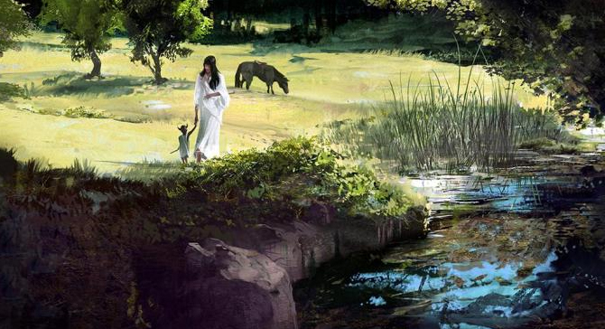 argo, child, crossover, ico, mono, na2, river, shadow_of_the_colossus