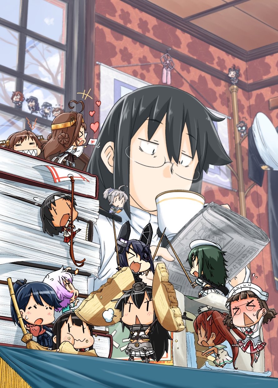 >_<, +++, /\/\/\, 6+girls, :3, :d, ^_^, ahoge