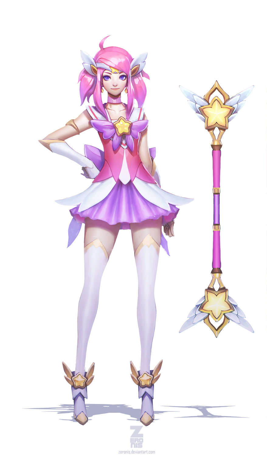 1girl, alternate_costume, alternate_hair_color, alternate_hairstyle, brooch, choker, concept_art, earrings