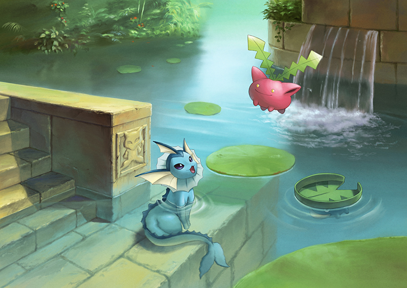 :3, afloat, artist_request, atelier_pocket, blue_eyes, floating, hieroglyphics, hoppip
