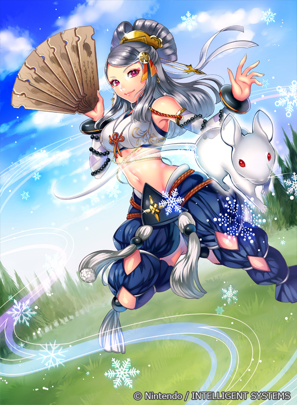 1girl, breasts, eyelashes, fire_emblem, fire_emblem_cipher, fire_emblem_if, ice, large_breasts