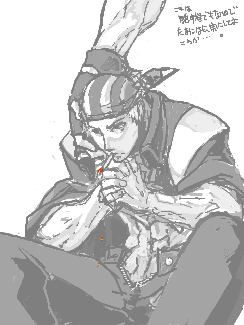 billy_kane, cigarette, itkz, king_of_fighters, kof, male, tagme, yamazaki_ryuji