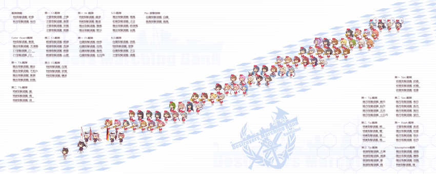 >:), >_<, 6+girls, :d, :o, ^_^, absurdres, akatsuki_(kantai_collection)