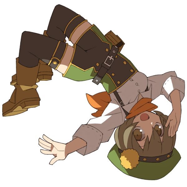 1girl, agate_(story_of_seasons), belt, harvest_moon, harvest_moon:_connect_to_a_new_land, hat, hobohochi