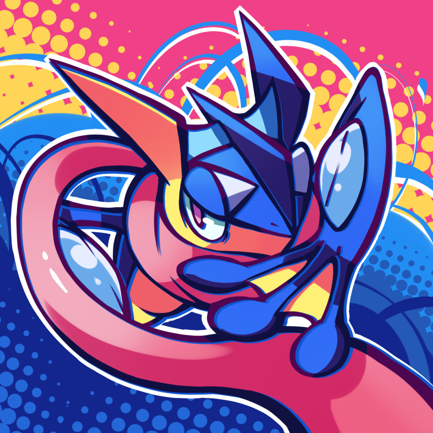 greninja, highres, limb92, no_humans, pokemon, pokemon_(creature), pokemon_(game), pokemon_xy