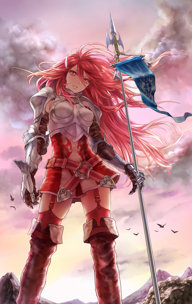 bird, fire_emblem, fire_emblem:_kakusei, garter_straps, gauntlets, hanzoumon_(purinn1014), long_hair, looking_at_viewer