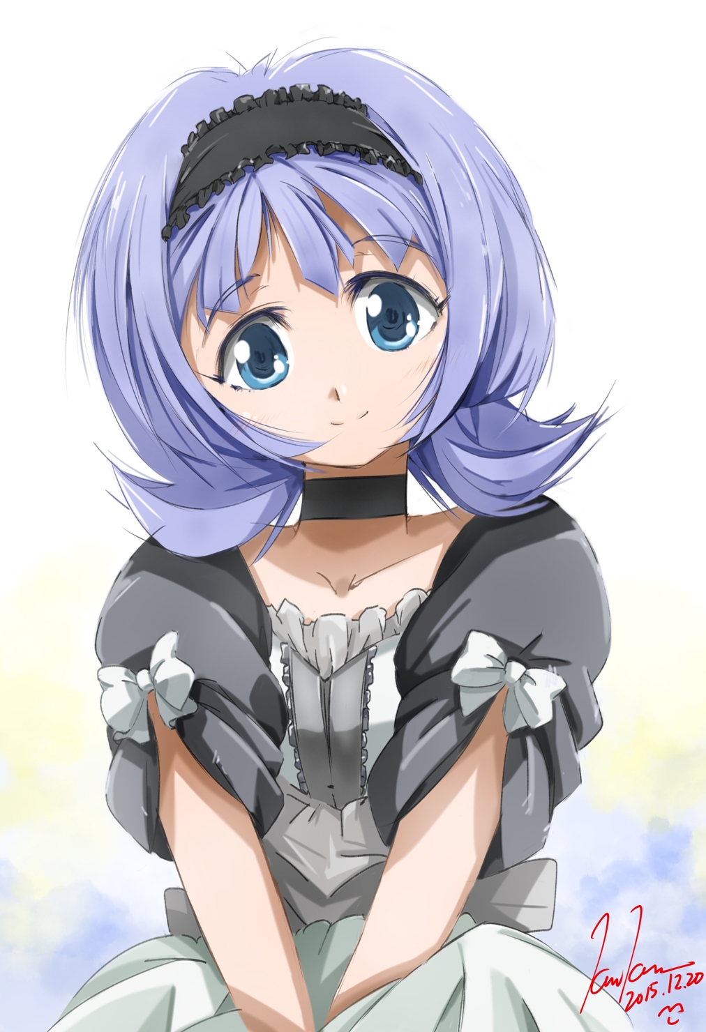 1girl, almiria_bauduin, blue_eyes, choker, gundam, gundam_tekketsu_no_orphans, highres, kem_kem