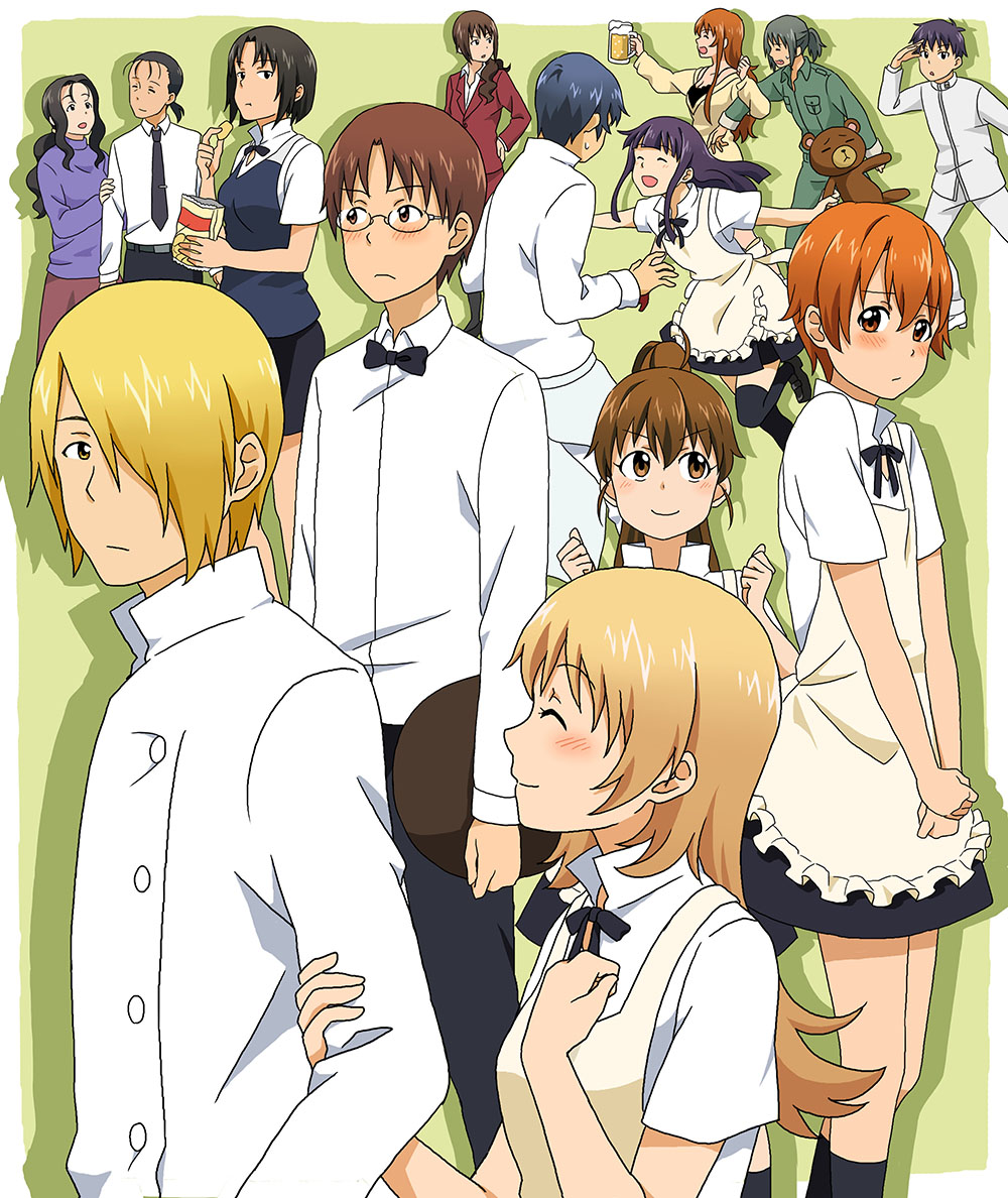 6+boys, 6+girls, alcohol, beer, cook, daisy_(working!!), donrima, everyone