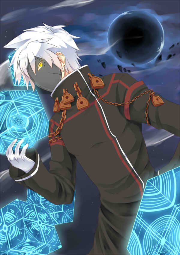 1boy, chain, clouds, cloudy_sky, dutch_angle, elsword, glave_(elsword), gloves