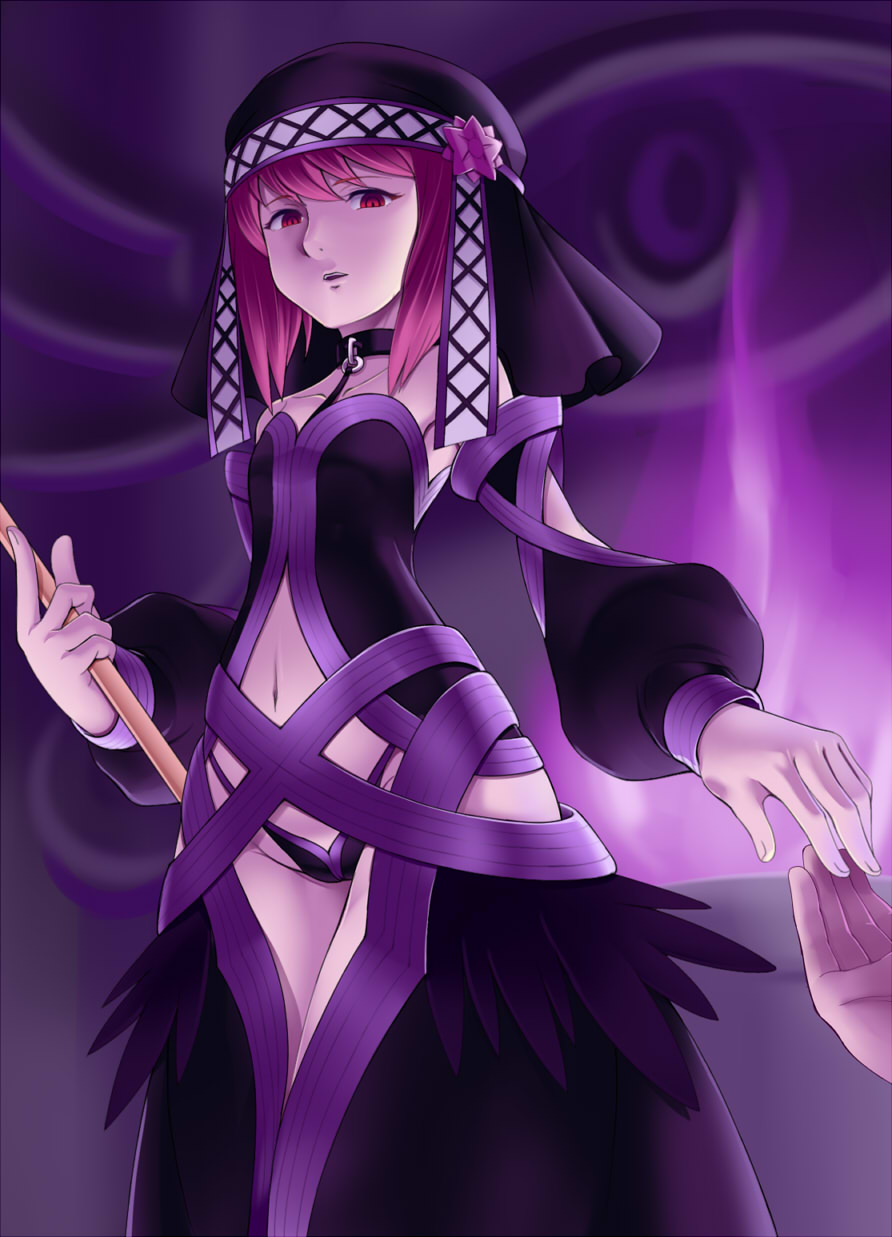1girl, alternate_costume, fire_emblem, fire_emblem_fates, gufreedom, highres, open_mouth, pink_hair