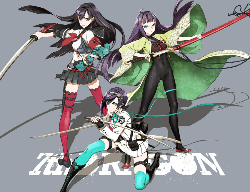 7th_dragon, 7th_dragon_(series), 7th_dragon_2020, 7th_dragon_iii, black_hair, bodysuit, brown_eyes, covered_navel