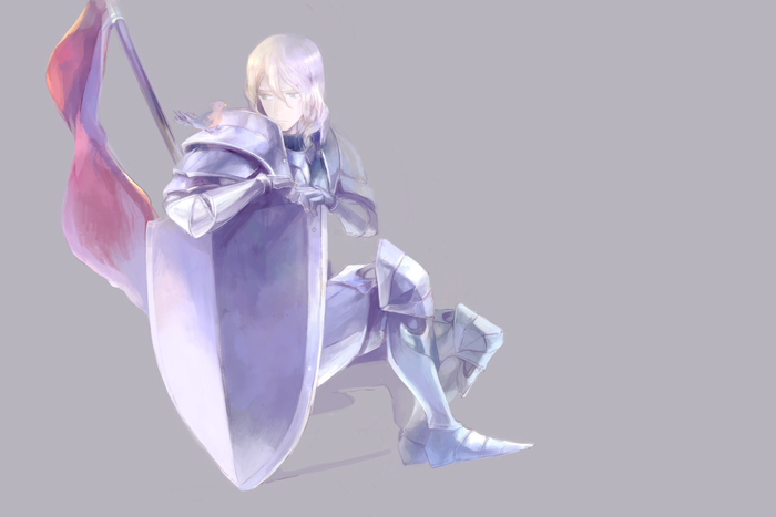 1boy, armor, armored_boots, bird, blonde_hair, fire_emblem, fire_emblem_if, gauntlets