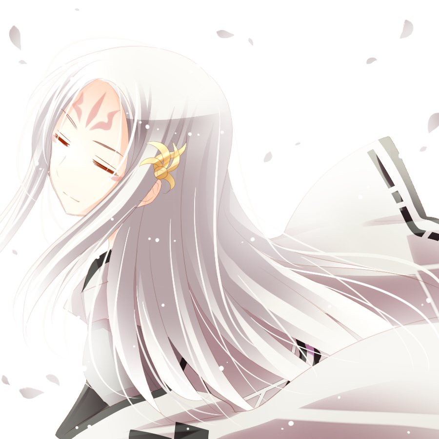 1boy, closed_eyes, facial_mark, fire_emblem, fire_emblem_if, forehead_mark, izana_(fire_emblem_if), kakanien