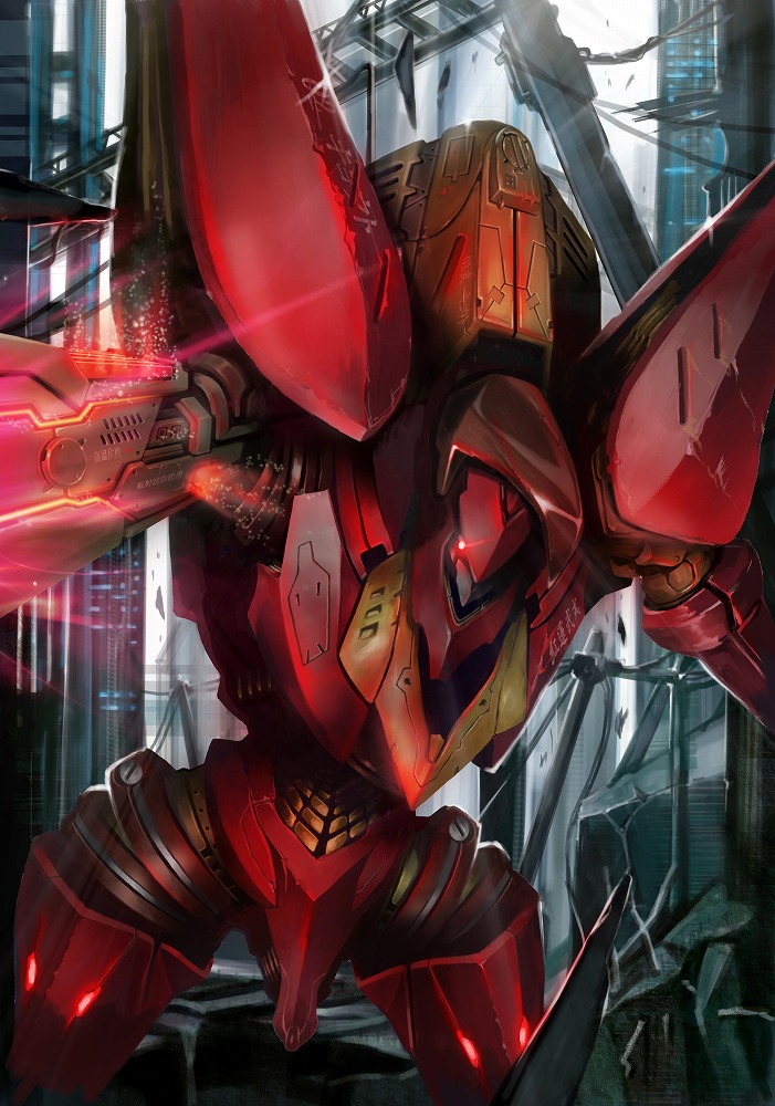 guren_nishiki, mecha, realistic, takahei