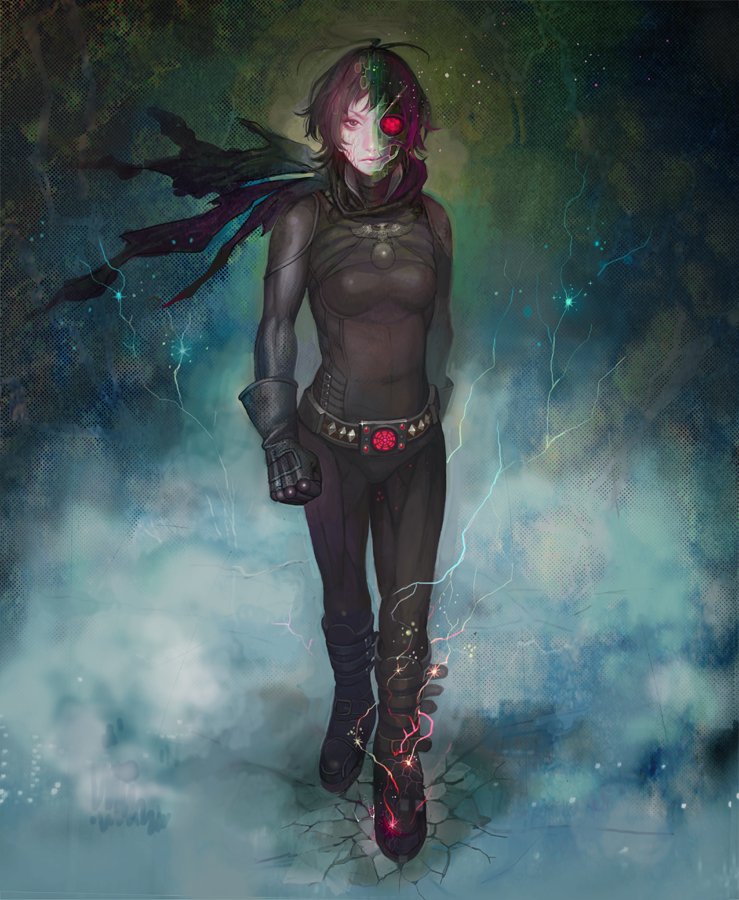 black_hair, epic, gloves, kamen_rider, scarf, shitara_kiyoto, short_hair