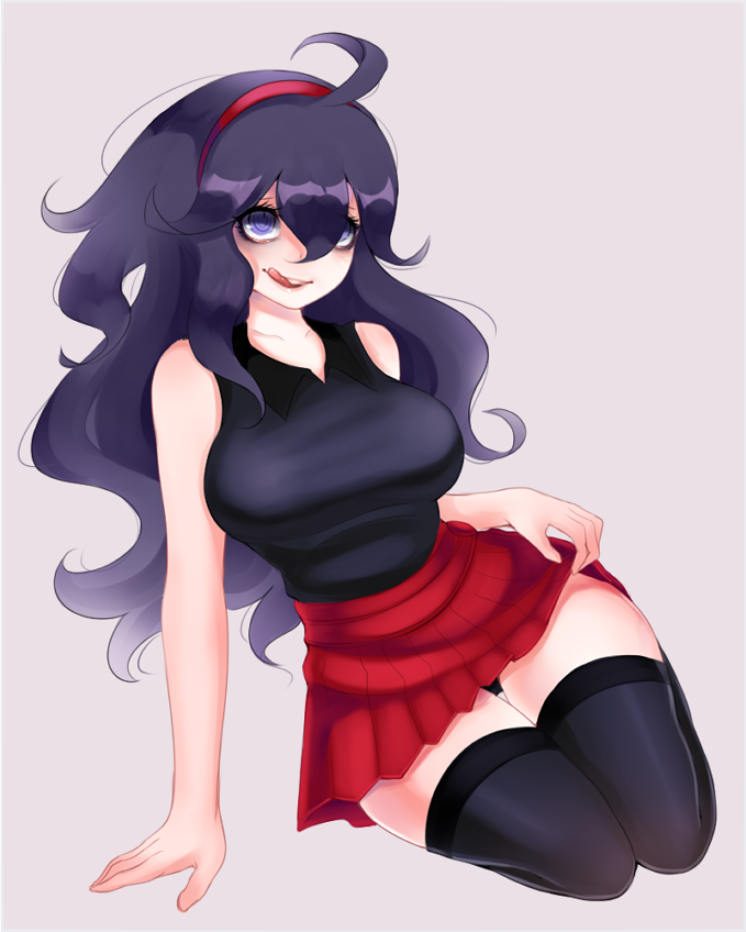 1girl, ahoge, bare_shoulders, black_legwear, black_shirt, cosplay, costume_switch, hairband