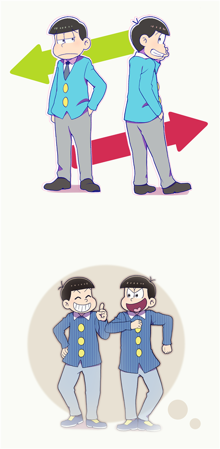 2boys, ^_^, age_comparison, amatory12, arrow, brothers, circle, closed_eyes