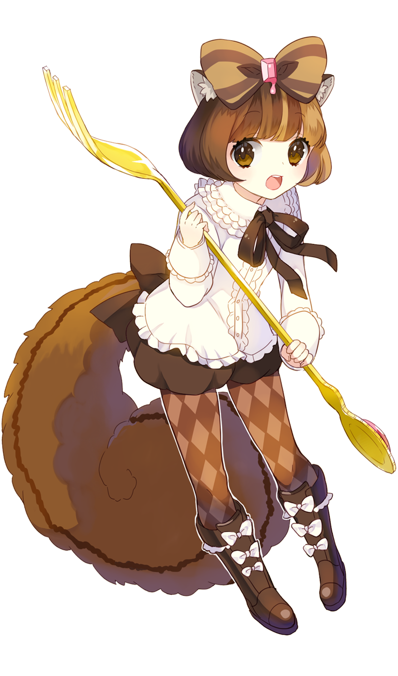 1girl, animal_ears, argyle, argyle_legwear, bangs, blunt_bangs, bob_cut, boots