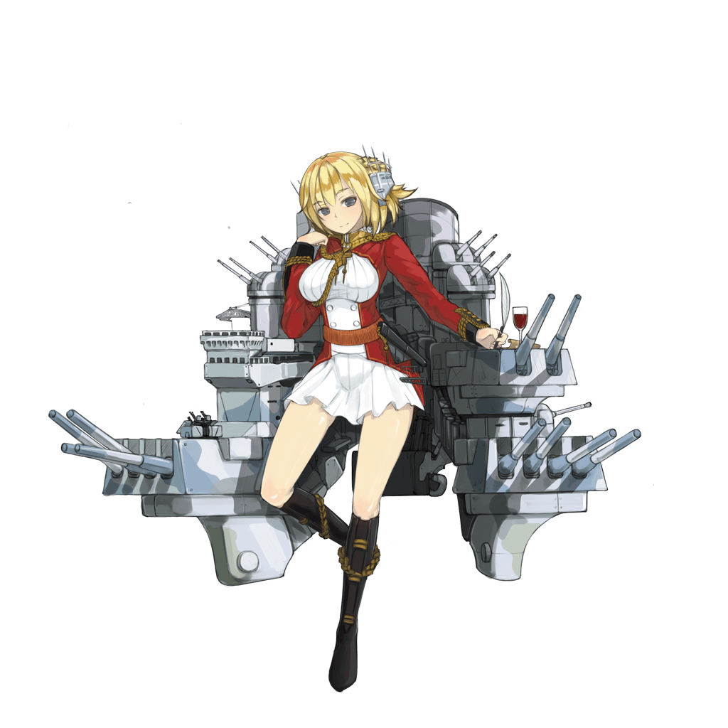 barrel, battleship, blonde_hair, boots, coat, cup, drinking_glass, glass