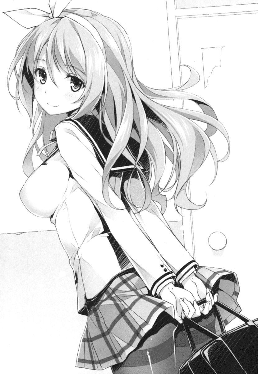 1girl, bag, blazer, blush, hairband, highres, ideologue!, long_hair